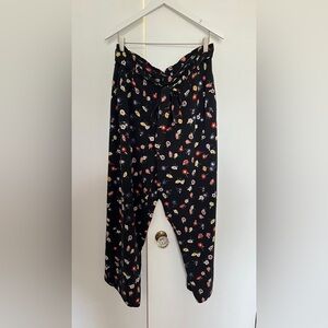 Zara Floral Cropped Culotte